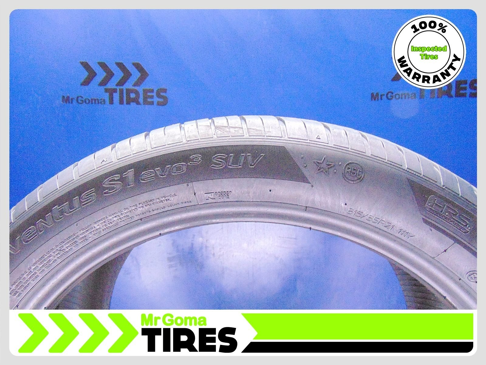 2 HANKOOK VENTUS S1 EVO3 SUV HRS RFT XL 315/35R21 USED 76% LIFE BMW X5 Run flat