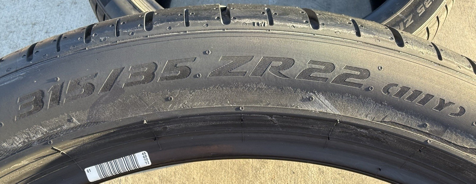 TWO BRAND NEW 315/35ZR22 111Y Pirelli P Zero PZ4 Sport NC0 Porsche Cayenne Tires