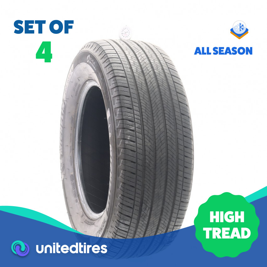 Set of (4) Used 265/65R18 Michelin Primacy LTX 114T – 9.5-11/32 (1ACBX)