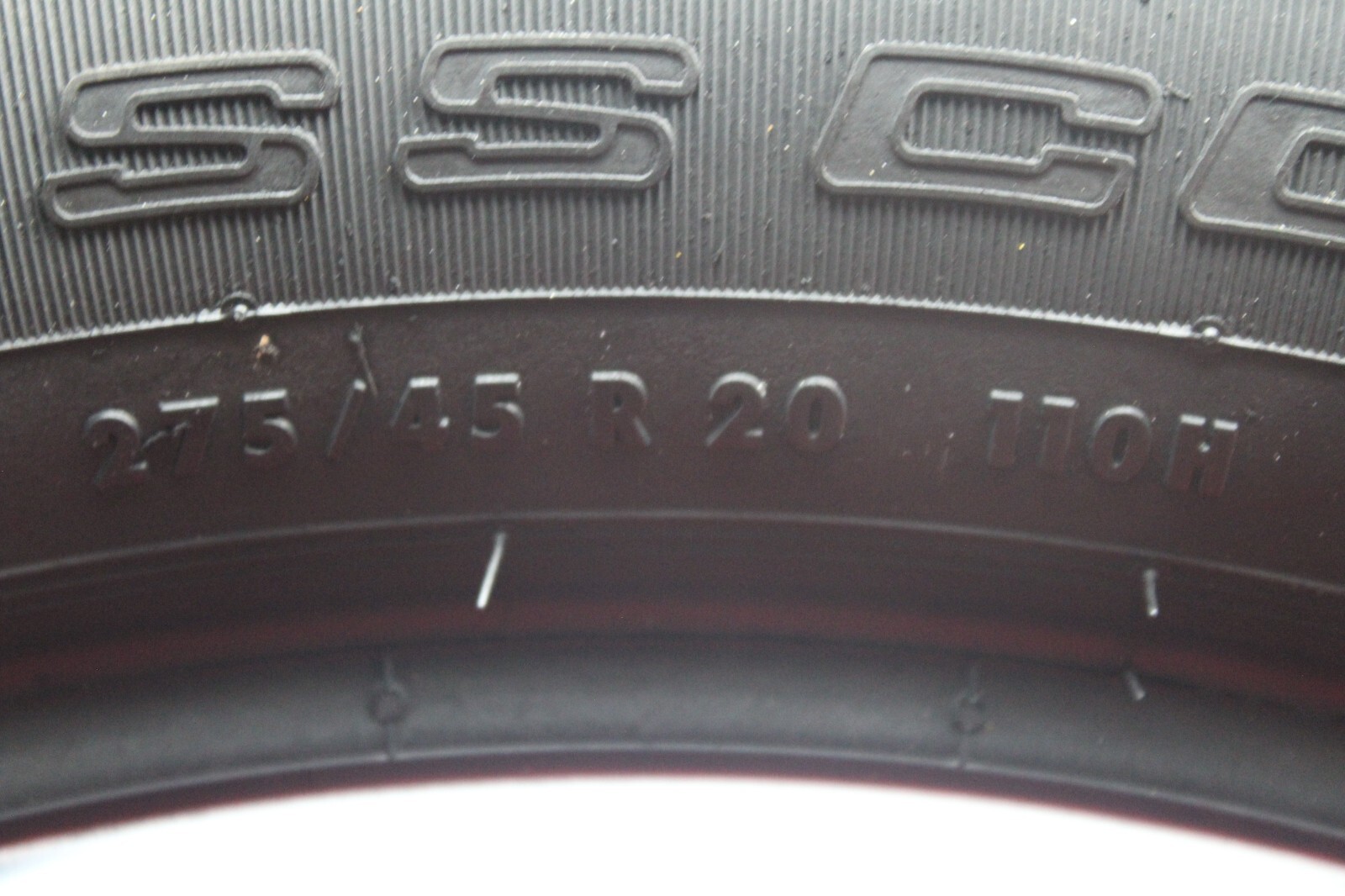 1 Used Continental CrossContact LX Sport SSR ★ RSC 275/45R20 275/45/20 2754520