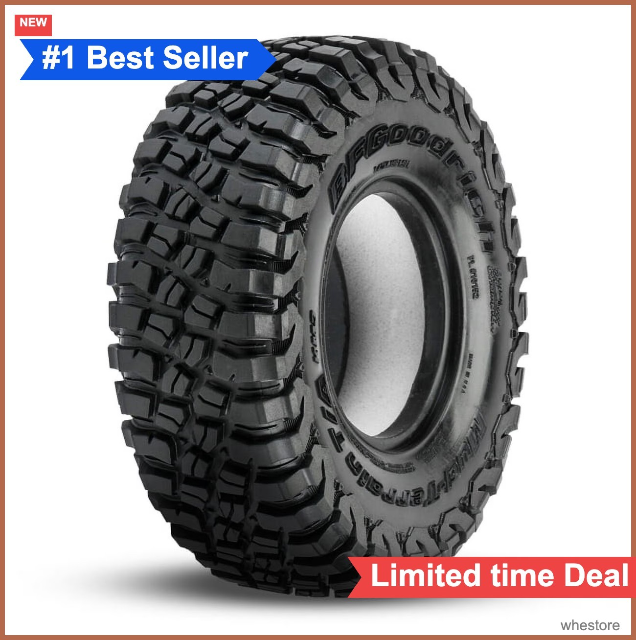 Mud-Terrain Tire LT265/60R18 Load E All-Season Off-Road 4×4 Truck SUV
