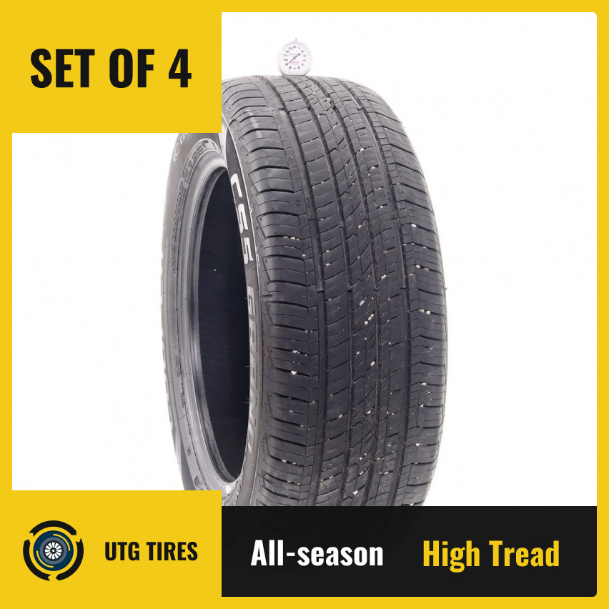 Set of (4) Used 235/55R17 Cooper CS5 Grand Touring 99T – 9-10/32