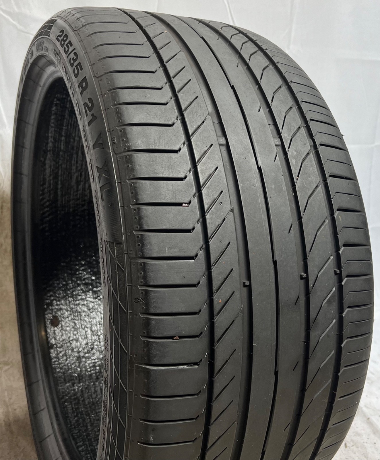 1 – NO REPAIRS 285/35R21 XL (105Y) Continental ContiSportContact 5 (*) – 7055