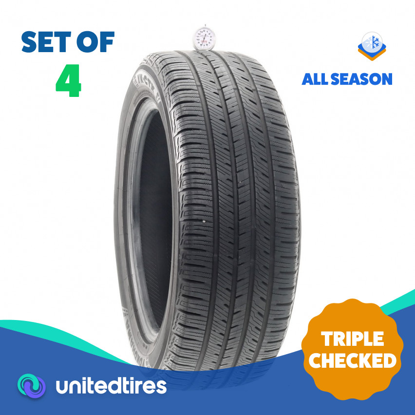 Set of (4) Used 235/55R18 Yokohama YK-CTX 100V – 7.5-9.5/32 (182TS)