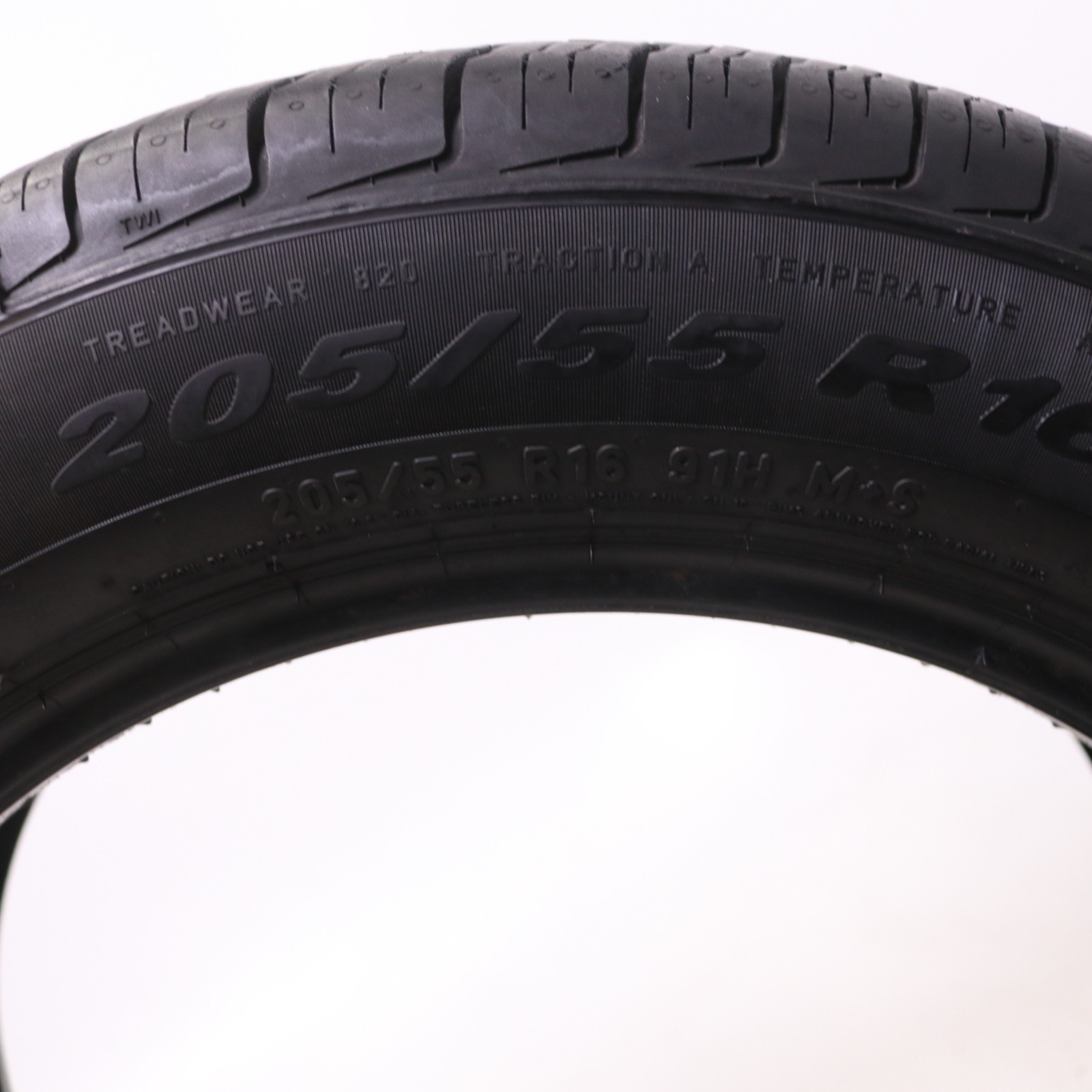 Set of 4 Used 205/55R16 Pirelli P4 Persist AS Plus – 91H – 11-11.5/32