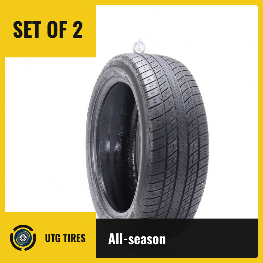 Set of (2) Used 245/50R20 Uniroyal Tiger Paw Touring A/S 102V – 6.5/32