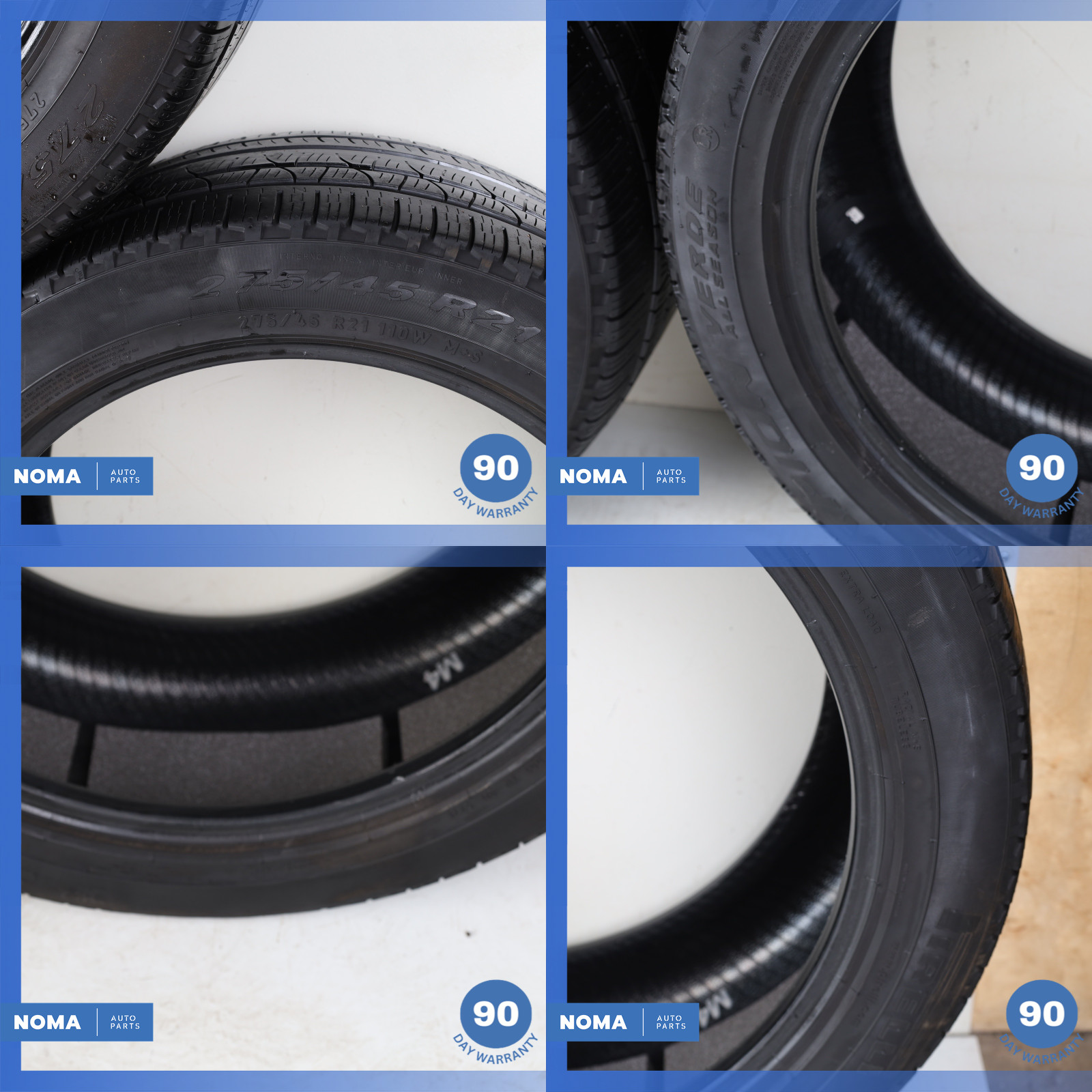 275/45R21 Pirelli Scorpion Verde AS LR 275 45 21′ 110W DOT: 4321 Tires