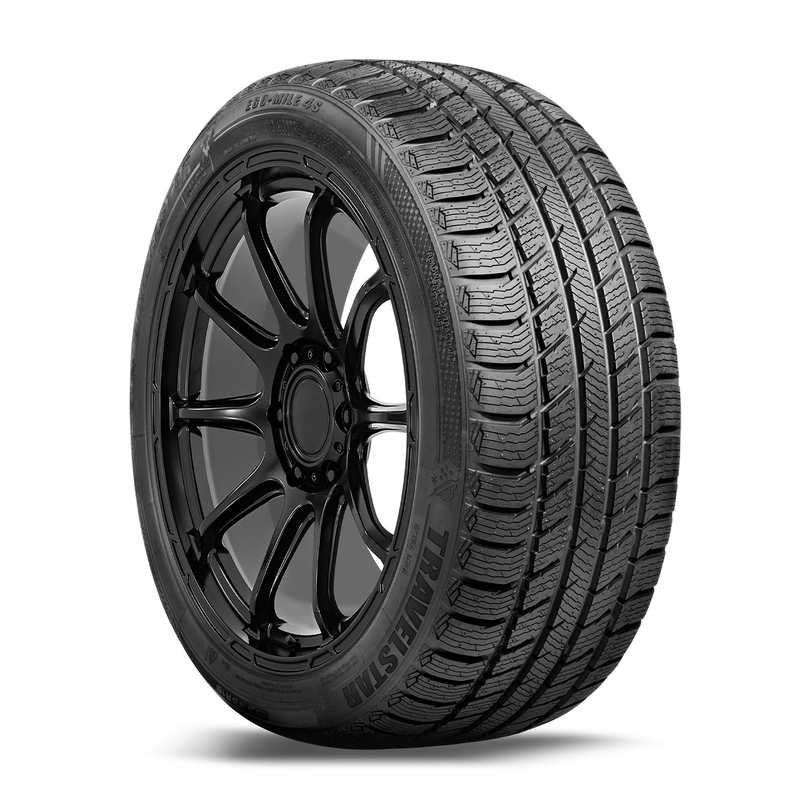 4 PACK Travelstar Eco-Mile 4S All Weather 195/65R15 91H Passenger Tire 195 65 15