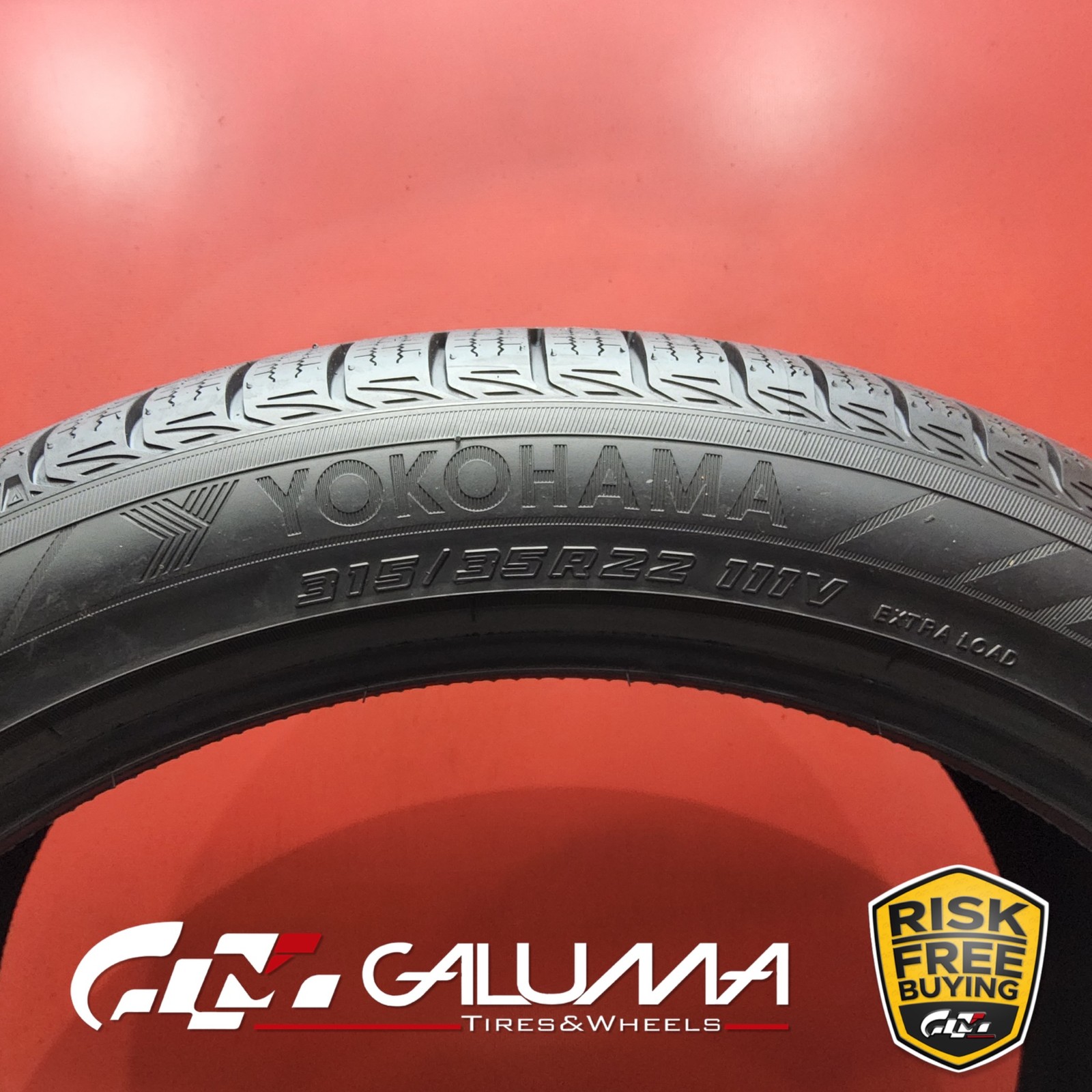 1 (One) Tire LikeNEW Yokohama Advan V35 NC0 XL 315/35R22 315/35/22 3153522 91058