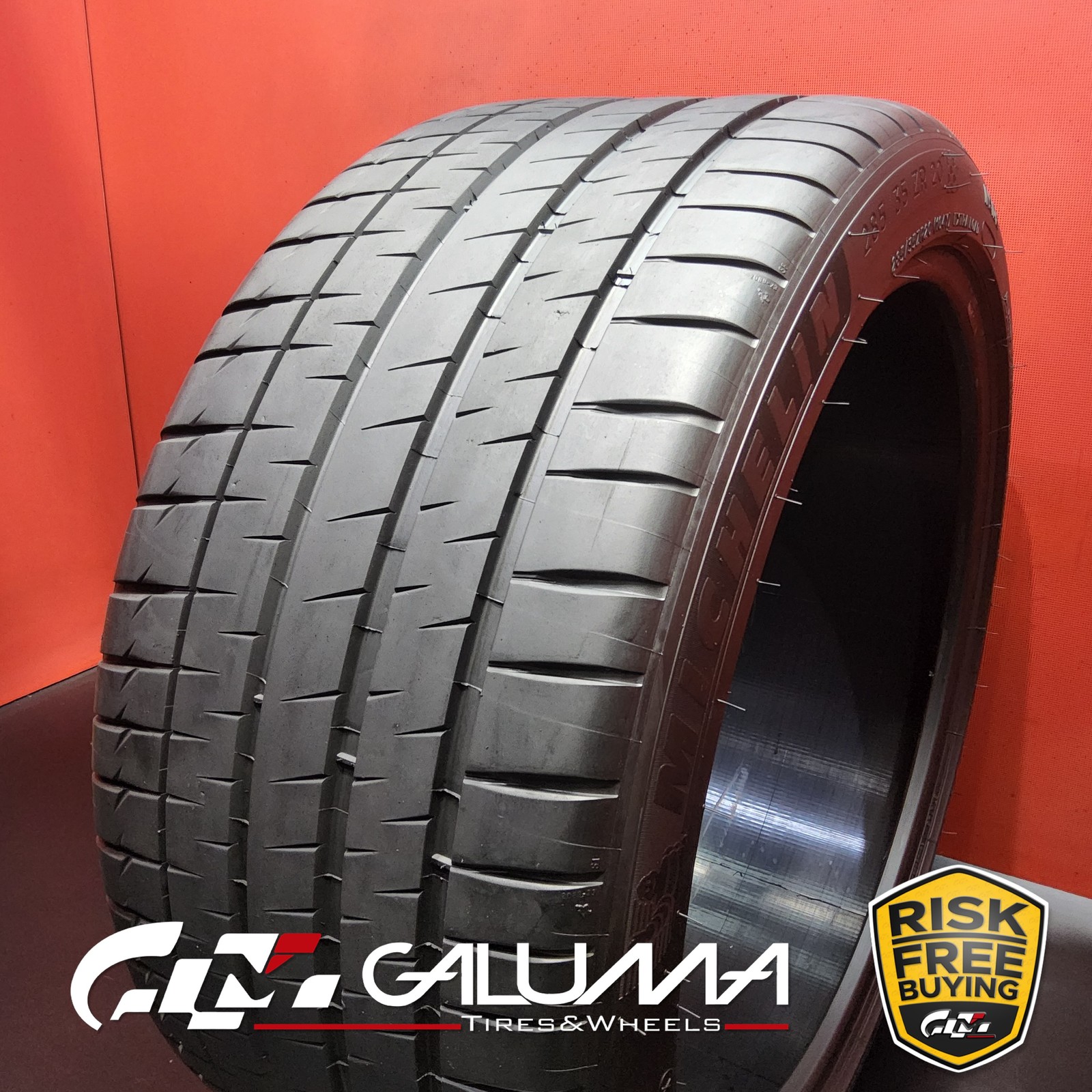 1 Tire LikeNEW Michelin Pilot Sport 4S (★) XL 285/35ZR20 285/35/20 104Y #95621