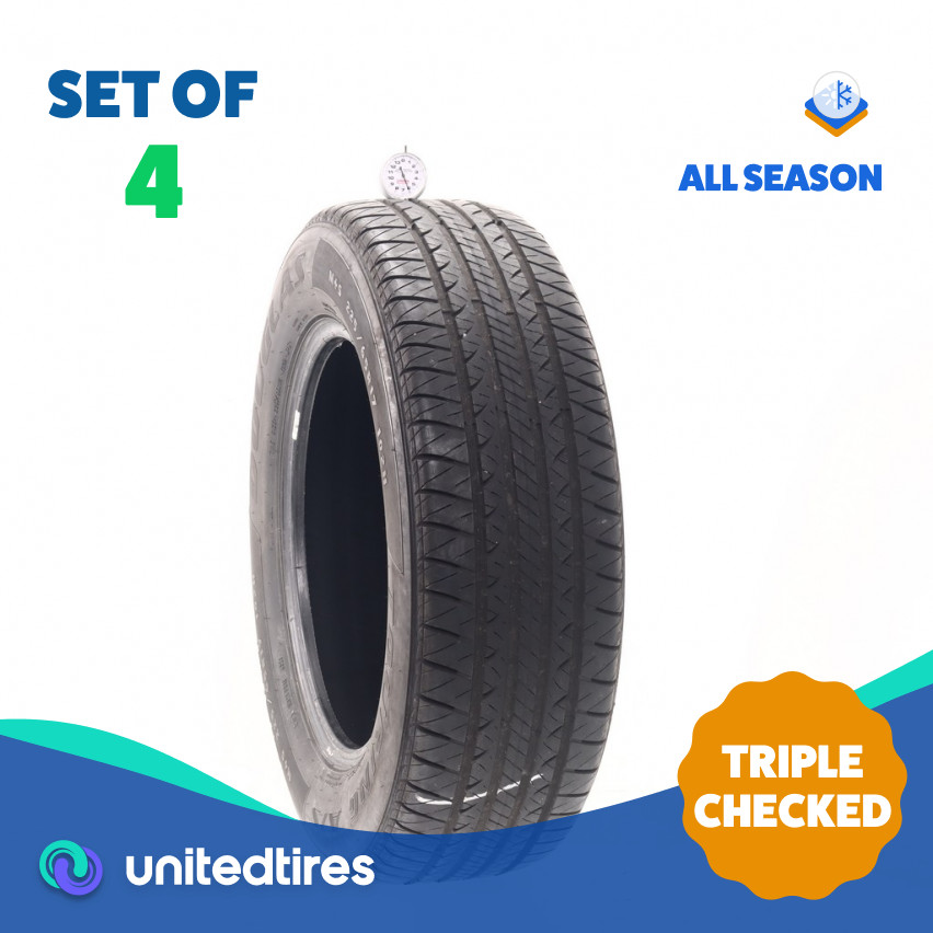 Set of (4) Used 225/65R17 Douglas Touring A/S 102H – 6-7.5/32