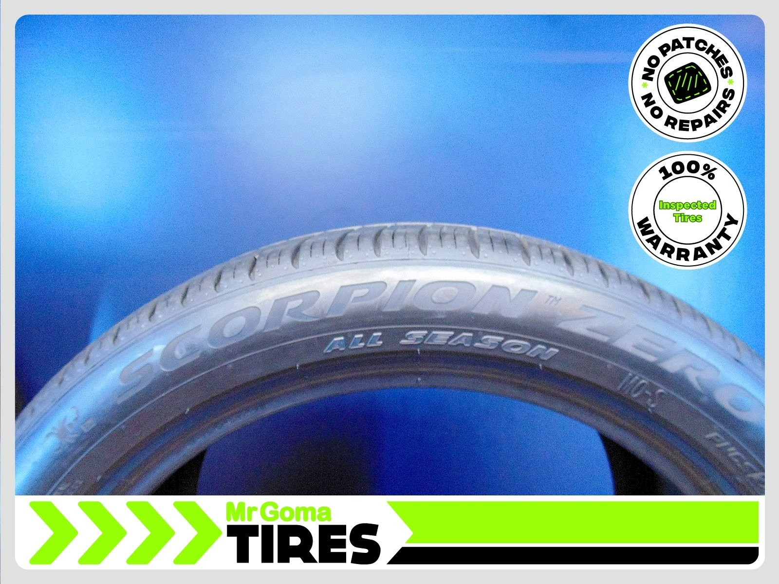 2 PIRELLI SCORPION TM ZERO ALL SEASON MO-S PNCS 315/40R21 USED TIRES 7/32 AVG