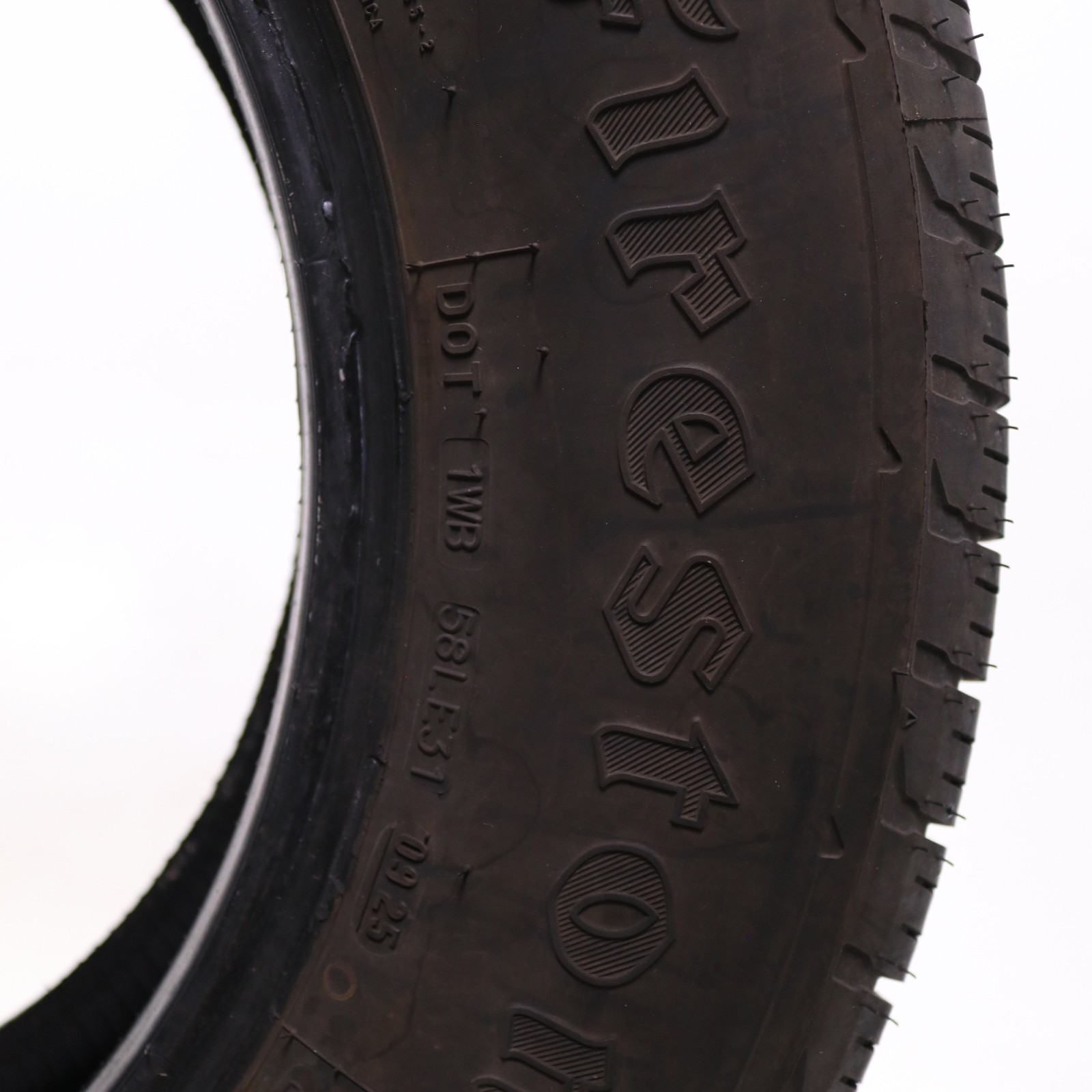 Set of 2 Used 205/70R16 Firestone Destination LE3 – 97H – 8.5/32