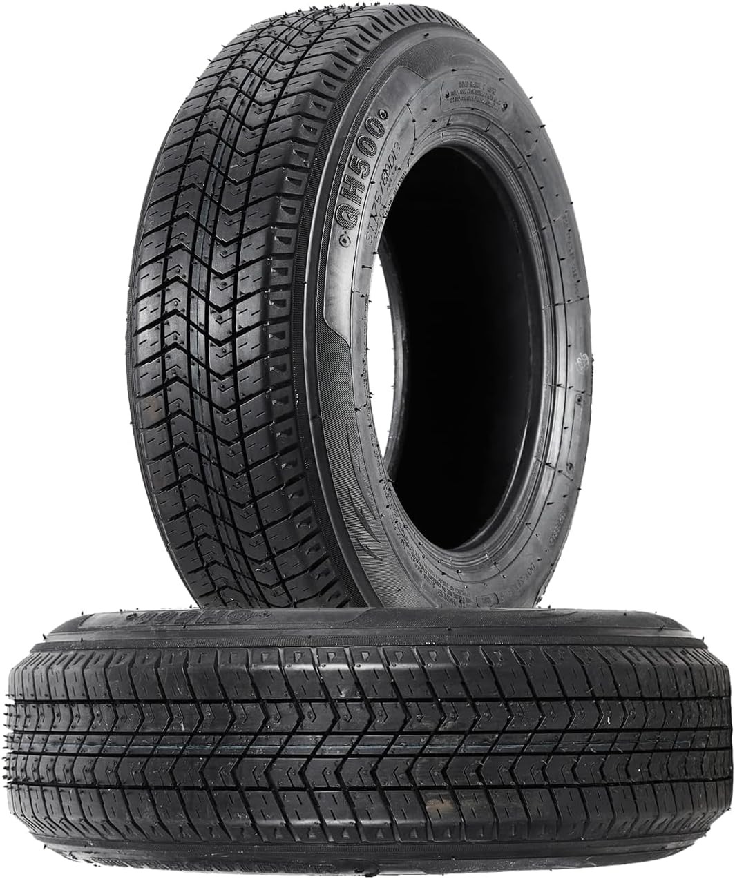 4PCS ST205/75D14 Trailer Tires 6Ply Load Range C Heavy Duty 205 75 14 Tubeless