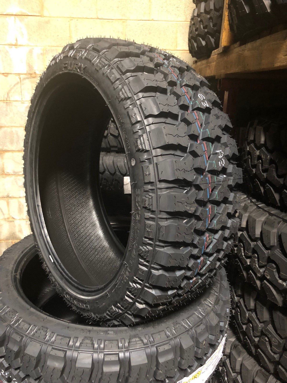 1 NEW 33X14.50R24 FURY COUNTRY HUNTER M/T 10 PLY MUD TIRES 33 14.50 24 R24