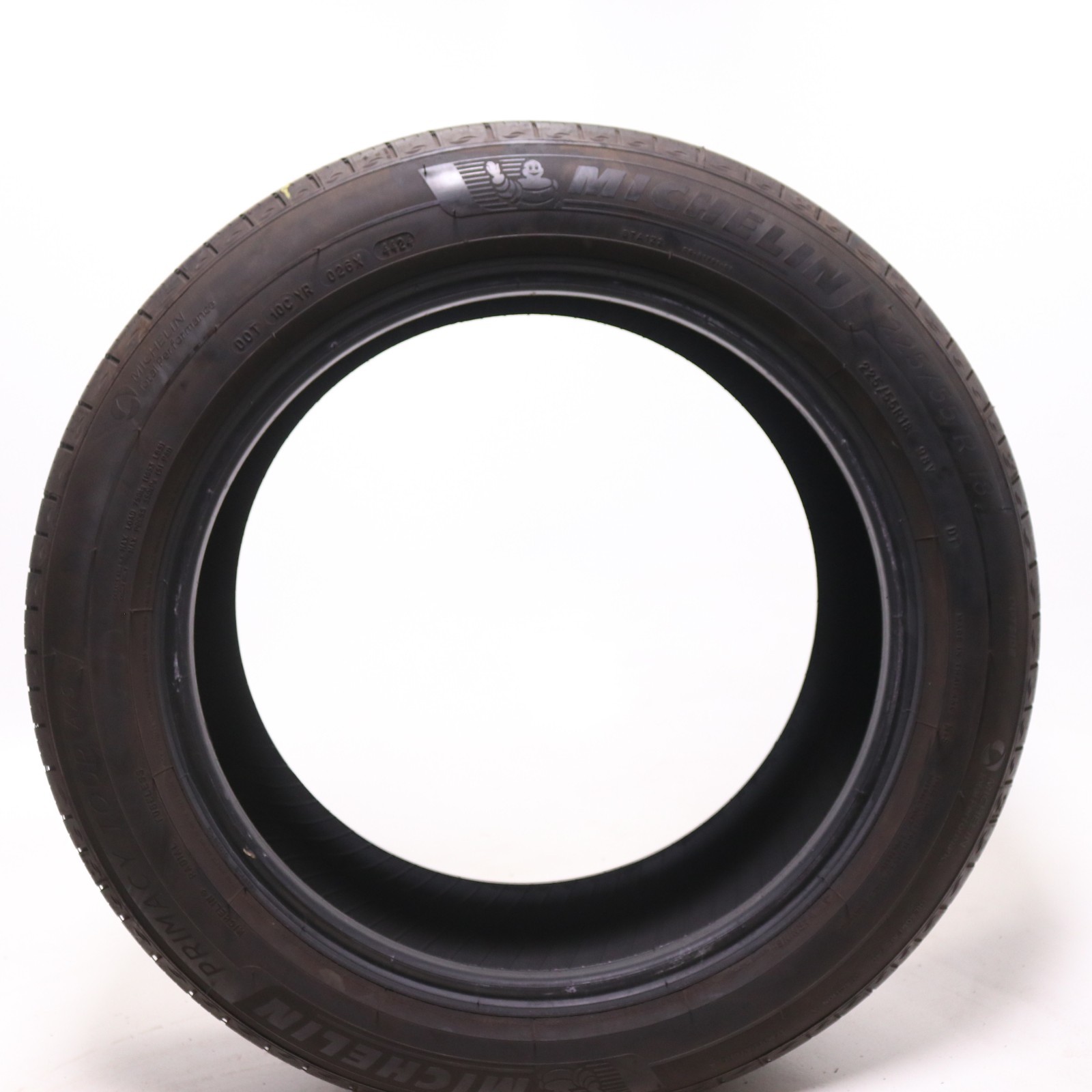 Set of 2 Used 225/55R18 Michelin Primacy Tour A/S – 98V – 8-8.5/32