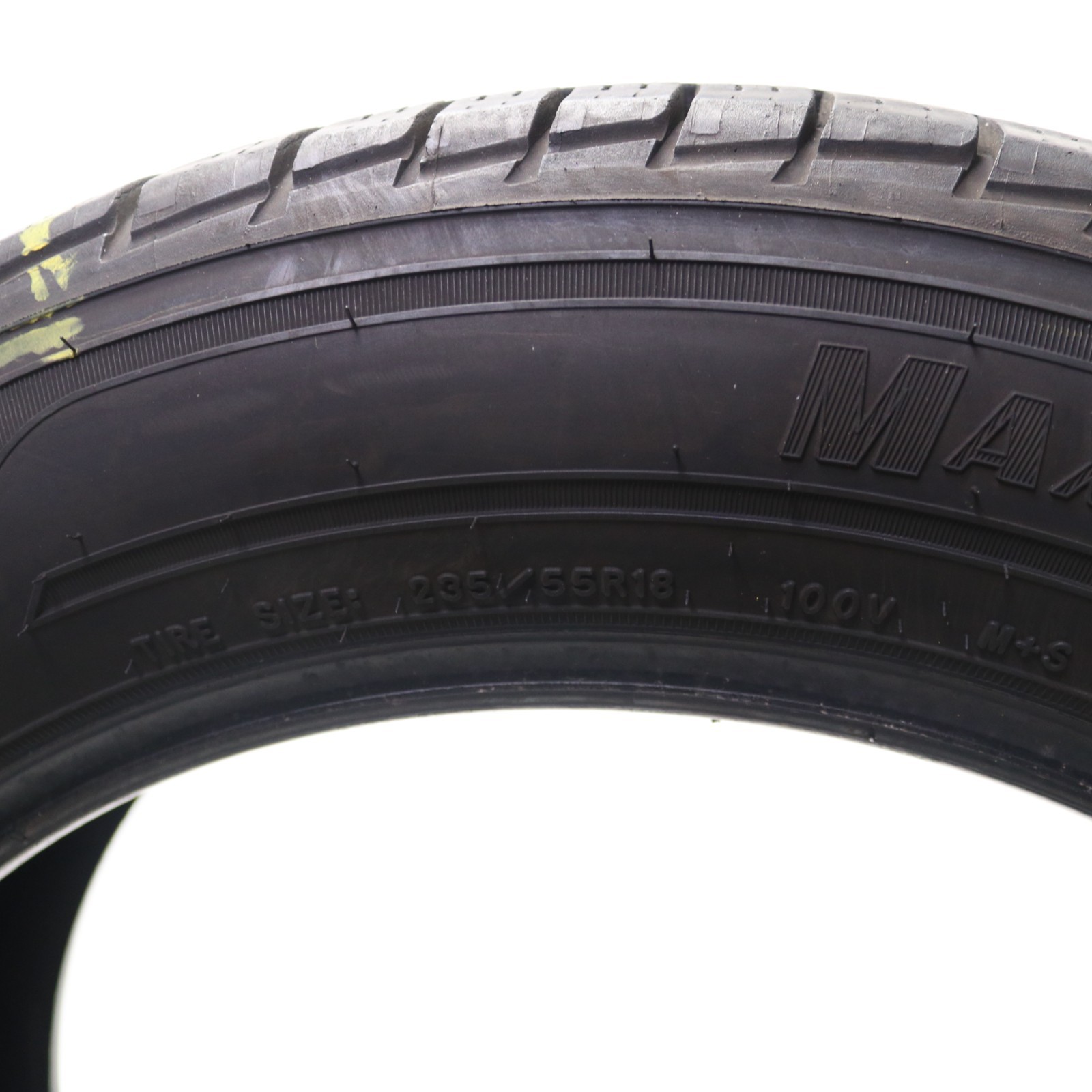 Set of 2 Used 235/55R18 Goodyear Assurance MaxLife – 100V – 9.5-10.5/32