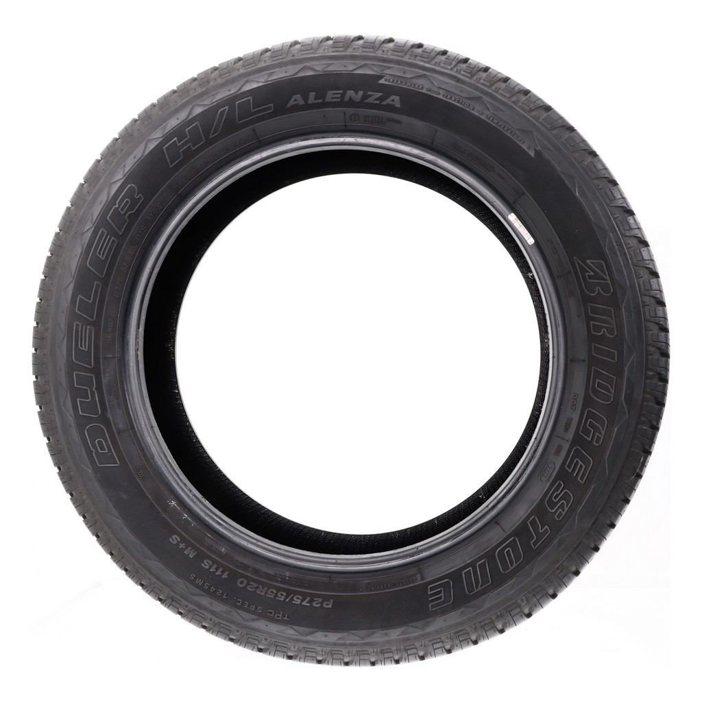 Set of (4) Used 275/55R20 Bridgestone Dueler H/L Alenza 111S – 9.5-11/32