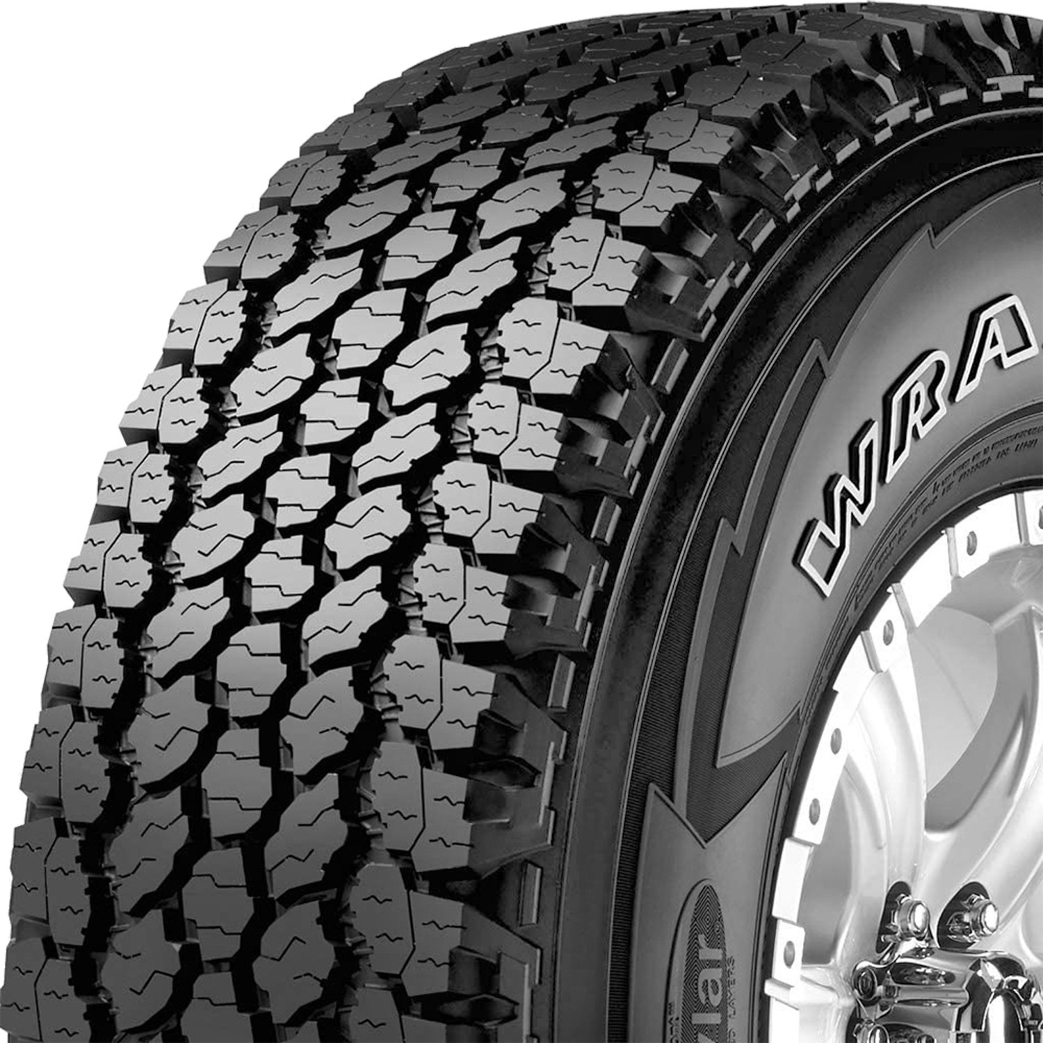 4 Tires Goodyear Wrangler All-Terrain Adventure With Kevlar 245/75R16 111T A/T