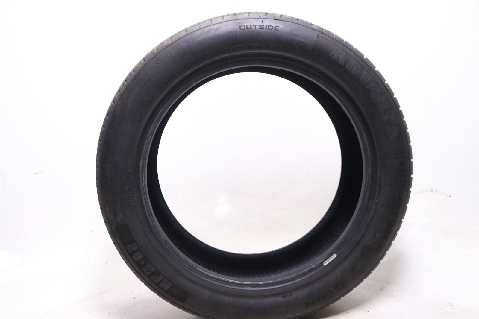 Set of 4 Used 255/50R20 Advanta HP Z-02 – 109V – 8-9/32