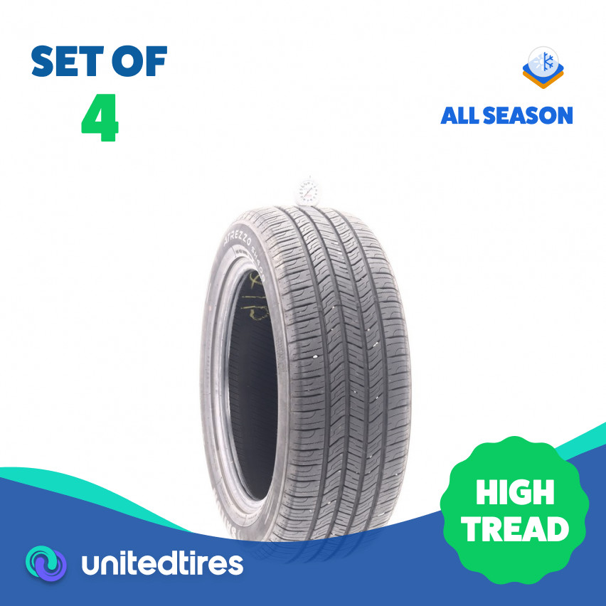 Set of (4) Used 205/55R16 Sailun Atrezzo SH408 91V – 8.5-9.5/32