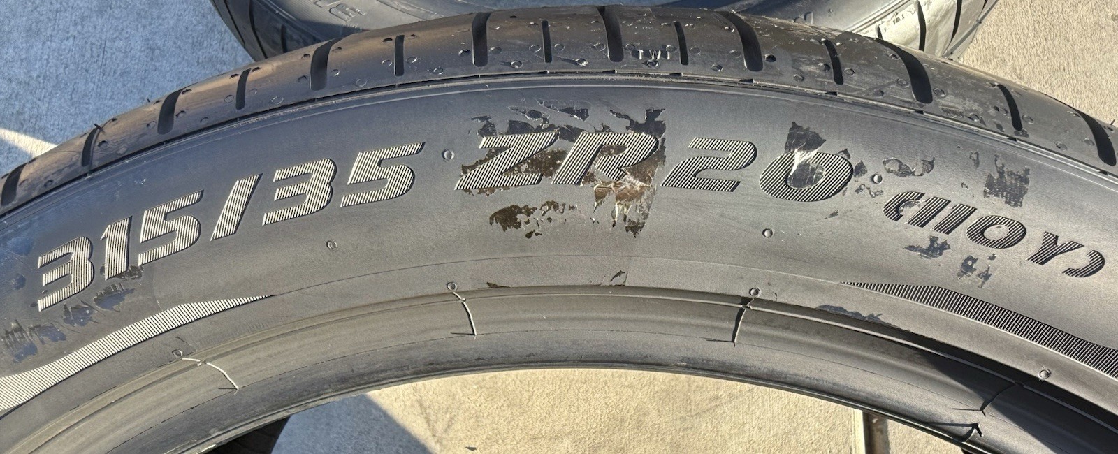TWO BRAND NEW 315/35ZR20 (110Y) Pirelli P Zero PZ4 N1 Spec Porsche Tires 3153520
