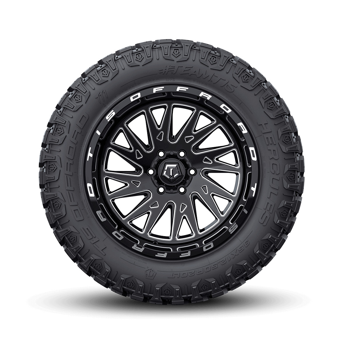 1 Hercules TIS Offroad TT1 33X12.50R24LT/12 12-Ply 106Q Tire 3312.5024 33 12.50