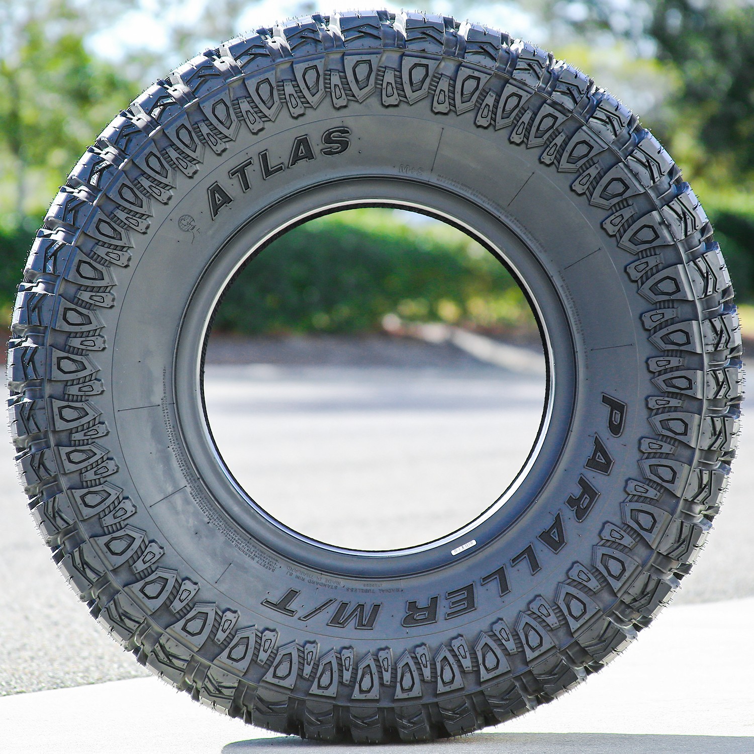 4 Tires Atlas Paraller M/T LT 33X12.50R15 Load C 6 Ply MT Mud