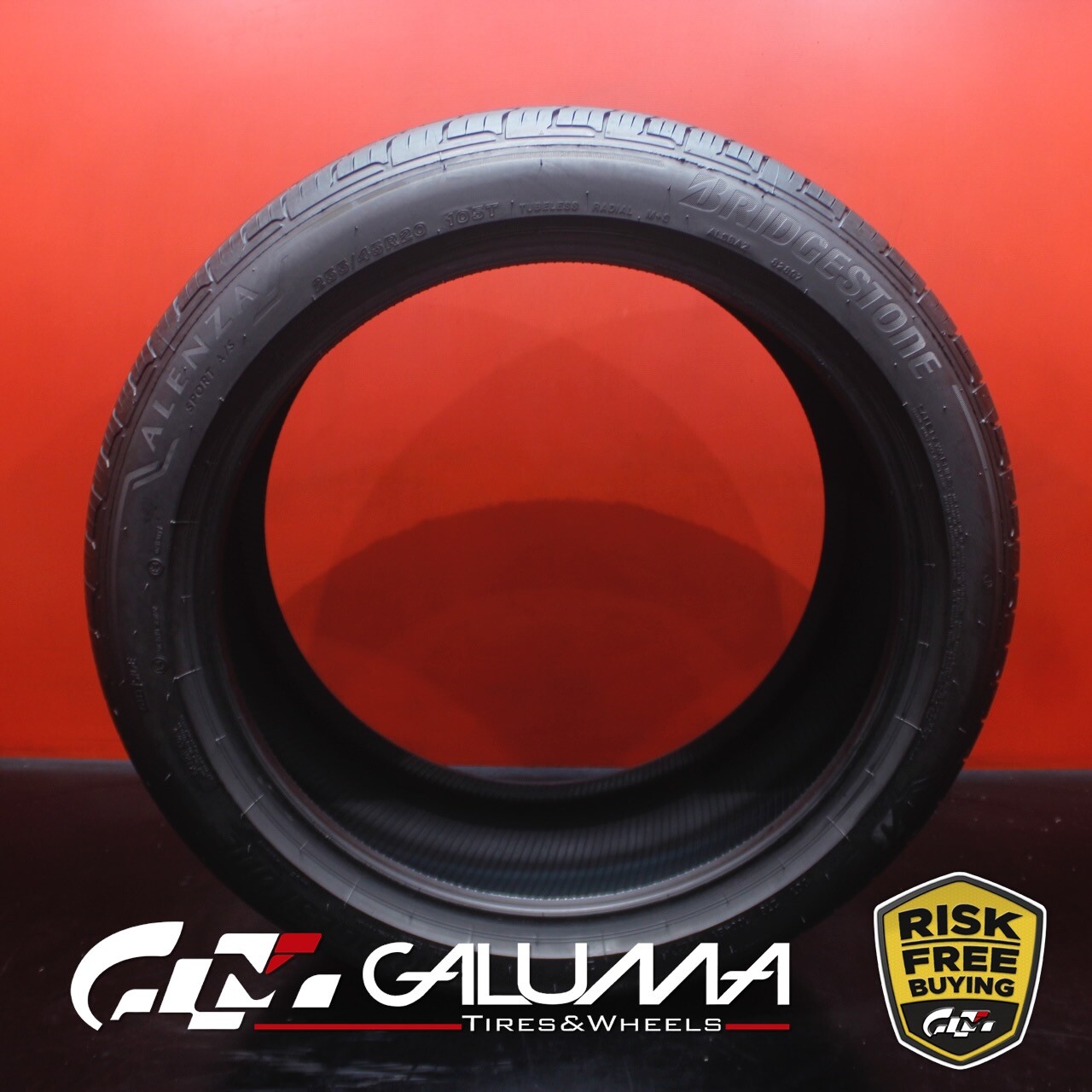 1 (One) Tire Bridgestone Alenza Sport A/S 255/45R20 255/45/20 No Patch #85437
