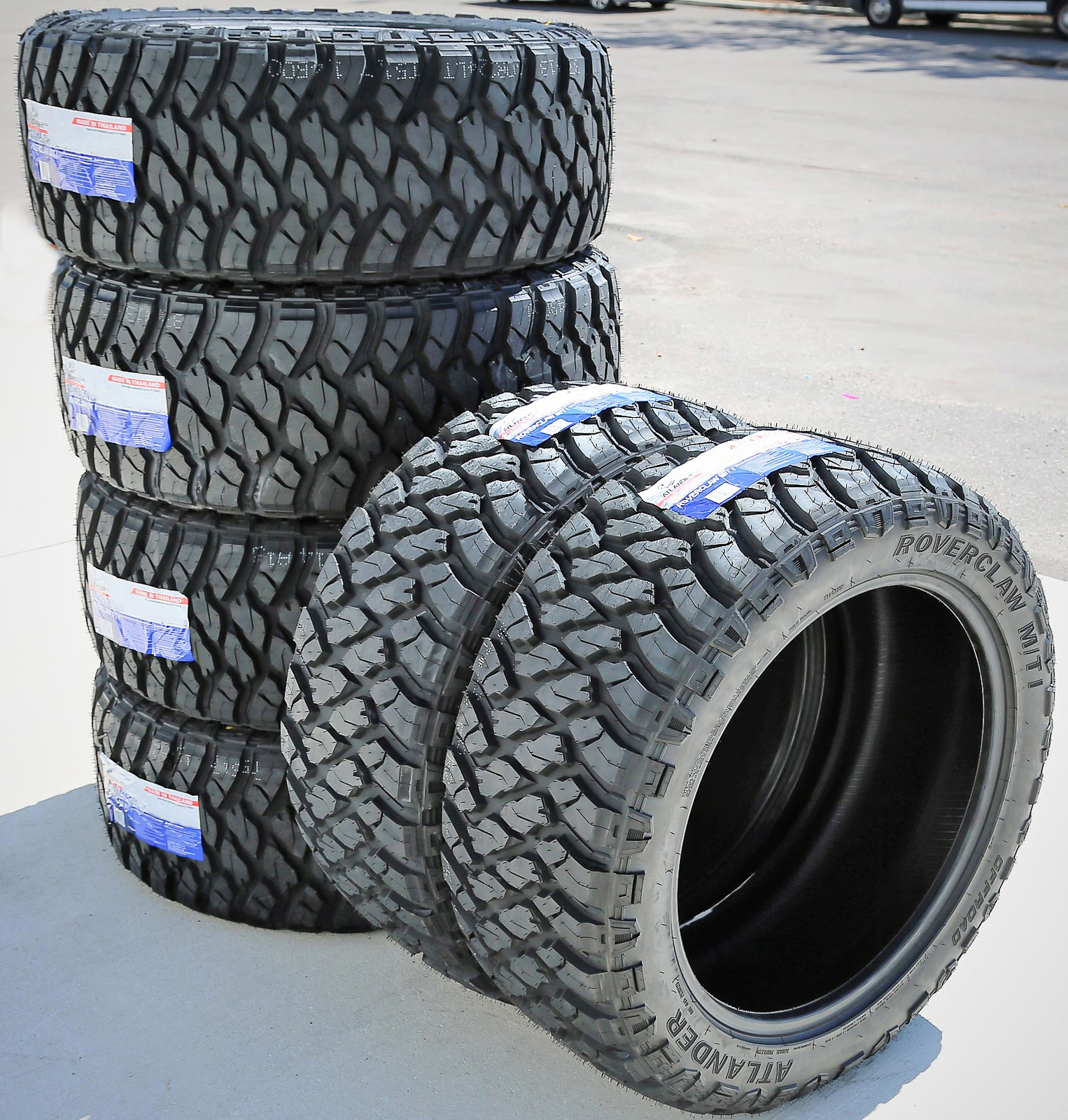 6 Tires Atlander Roverclaw M/T I LT 235/80R17 Load E 10 Ply MT Mud