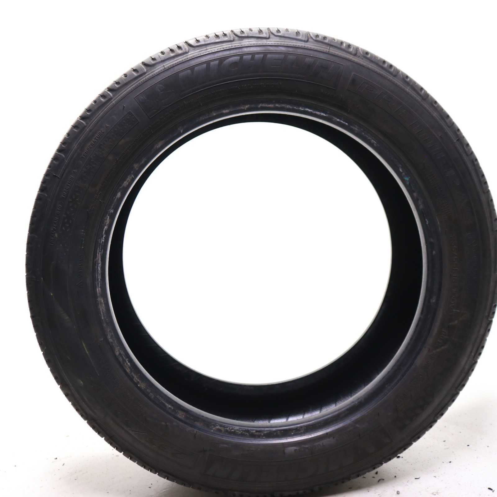 Set of 2 Used 235/55R18 Michelin Premier A/S – 100V – 6/32 No Repairs