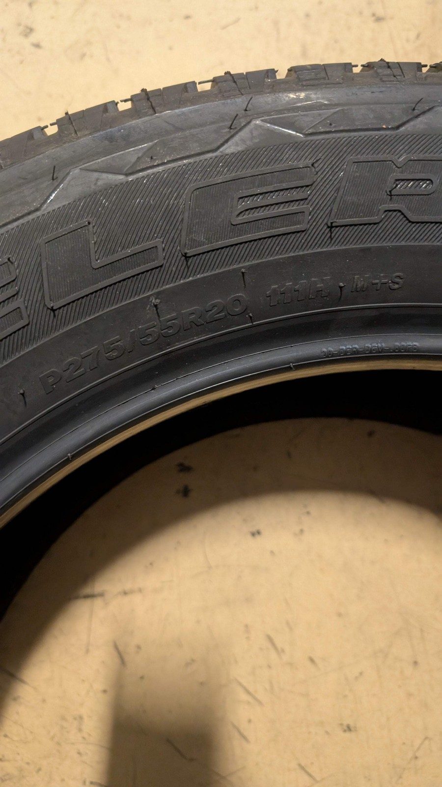 2 BRIDGESTONE DUELER H/L ALENZA PLUS BSW P 275 55 20 111H ALL SEASON TIRE 001733