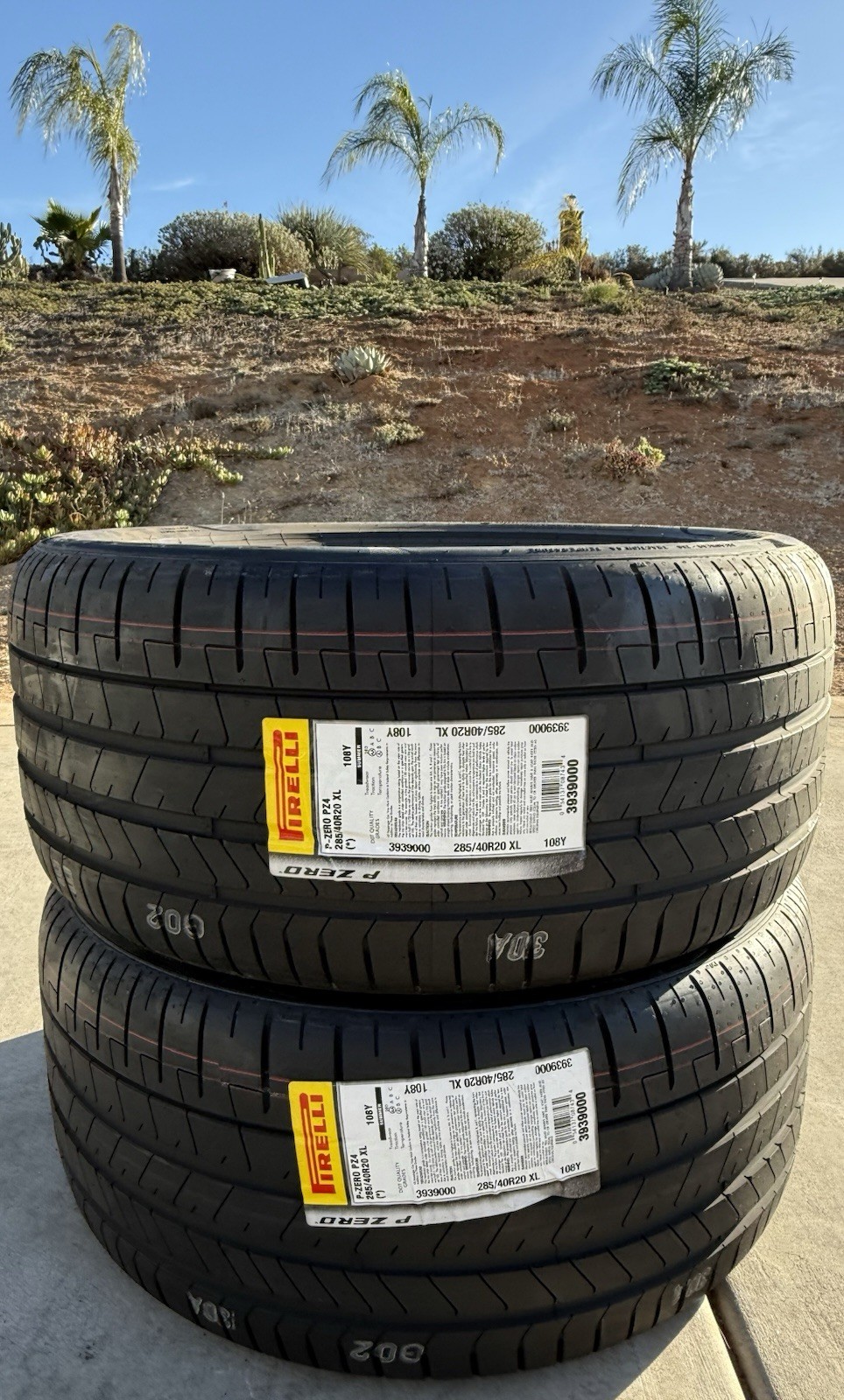 Set of TWO BRAND NEW 285/40R20 108Y Pirelli P Zero PZ4 Star ★ BMW Tires 2854020
