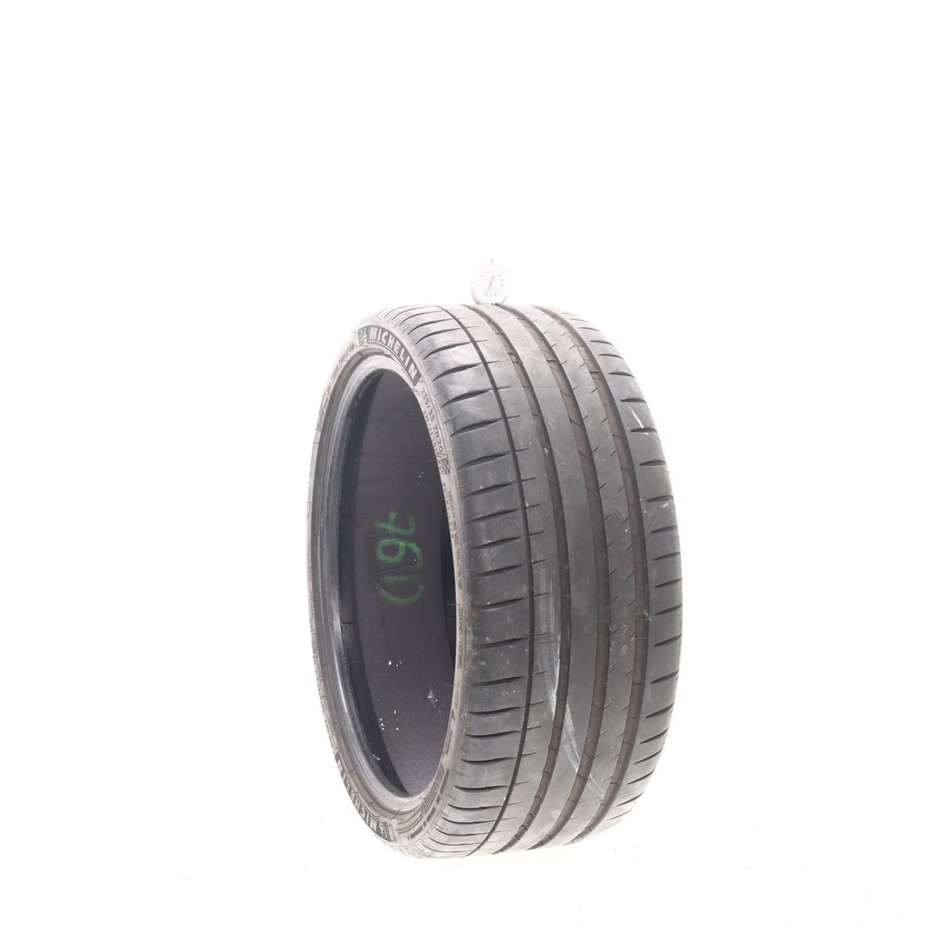 Set of (2) Used 235/35ZR20 Michelin Pilot Sport 4 S TO Acoustic 92Y – 7.5/32