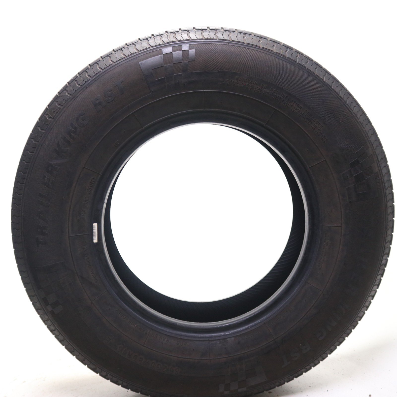 Used ST 235/80R16 Trailer King RST – 124/120M – 6/32 No Repairs