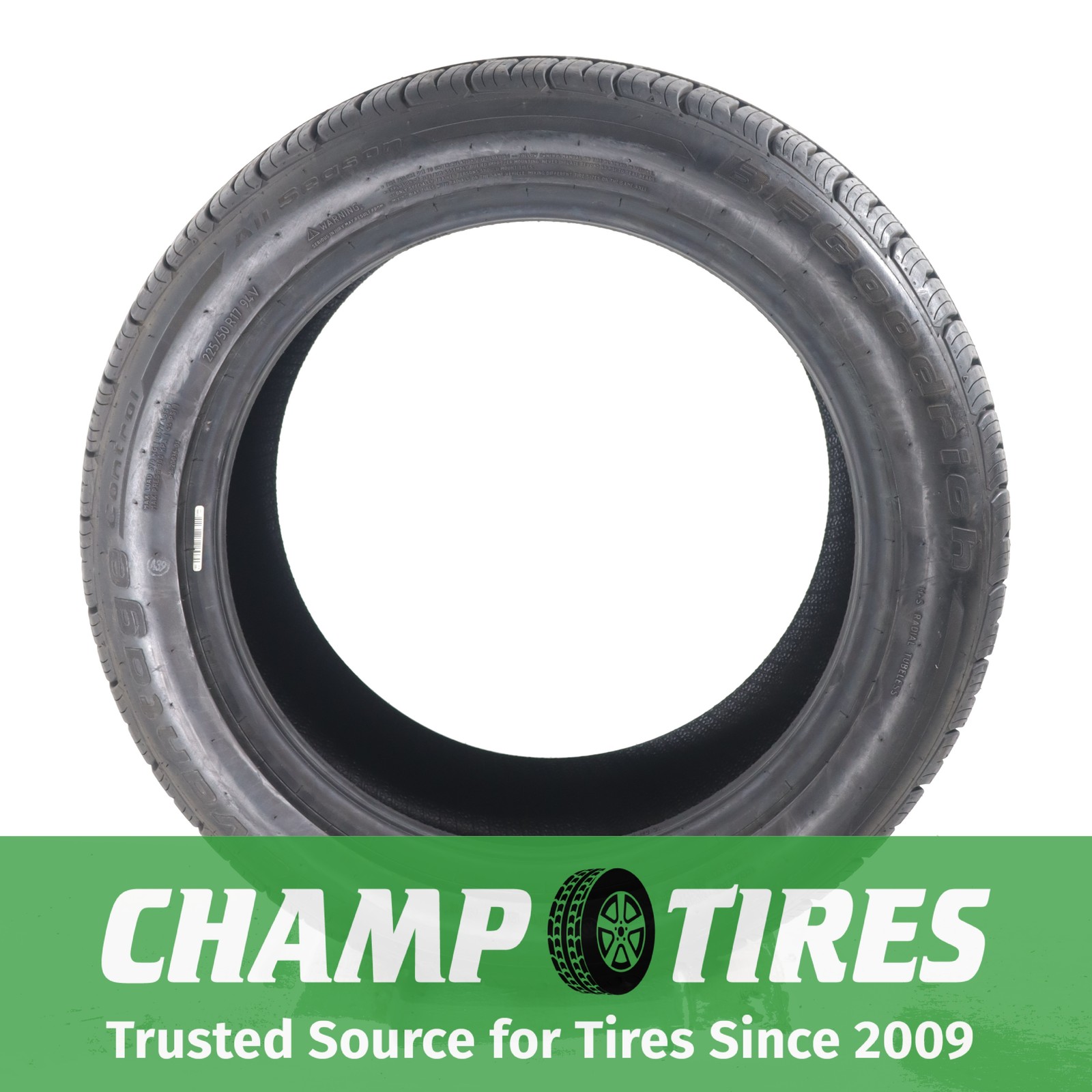 Set Of 4 P225/50R17 BFGoodrich New Advantage Control AS 94 V New 11/32nds