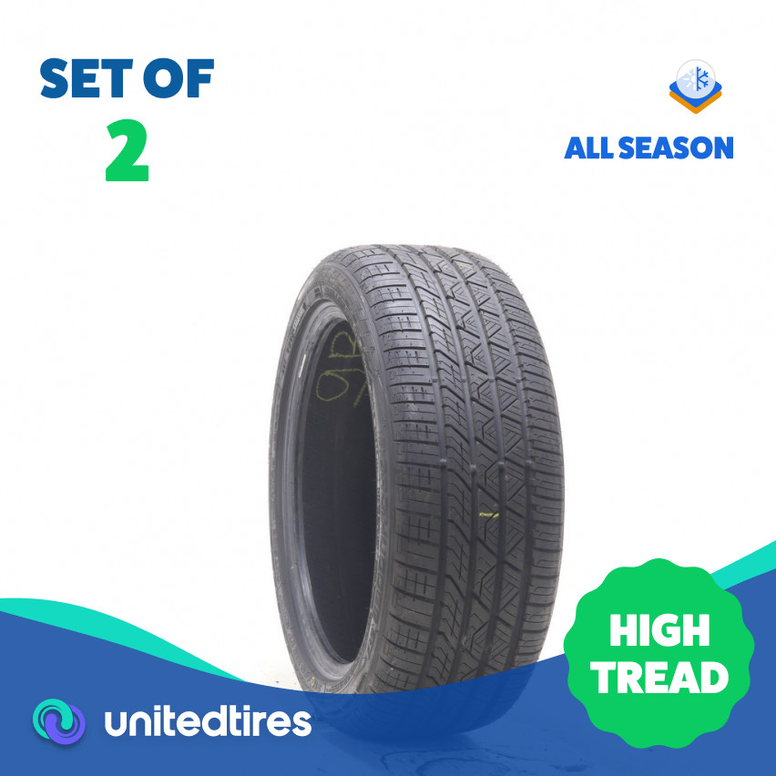 Set of (2) Driven Once 215/45ZR17 Road Hugger GTZ 91W – 10/32
