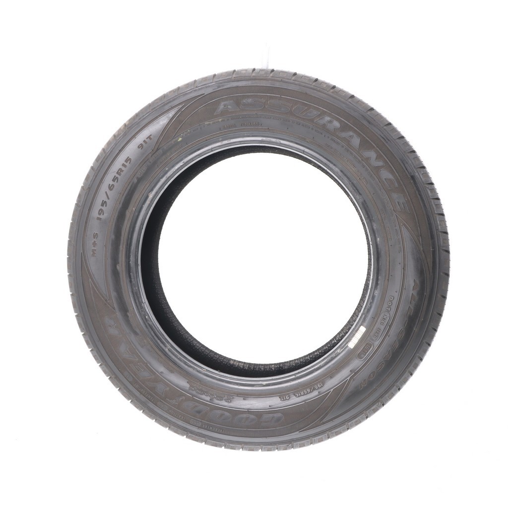 Set of (4) Used 195/65R15 Goodyear Assurance All-Season 91T – 7-8/32
