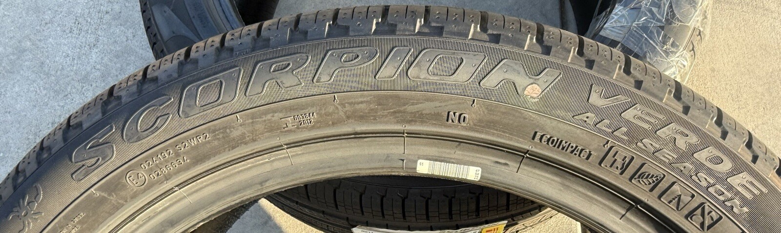 TWO BRAND NEW 285/40R21 109V Pirelli Scorpion Verde All Season A/S Porsche Tires
