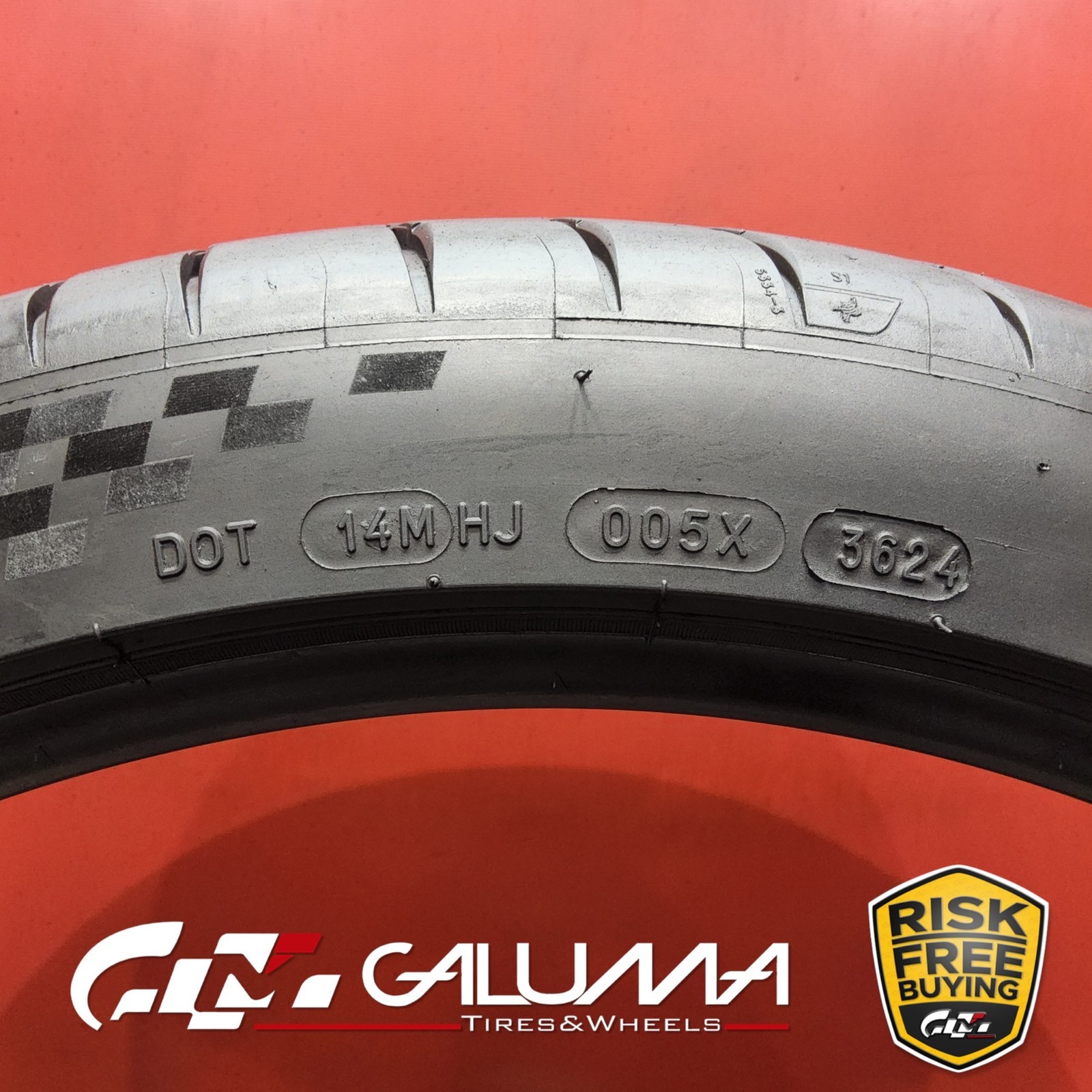 1 Tire Michelin Pilot Sport 4S 315/30ZR22 3153022 107Y No Repairs #88854