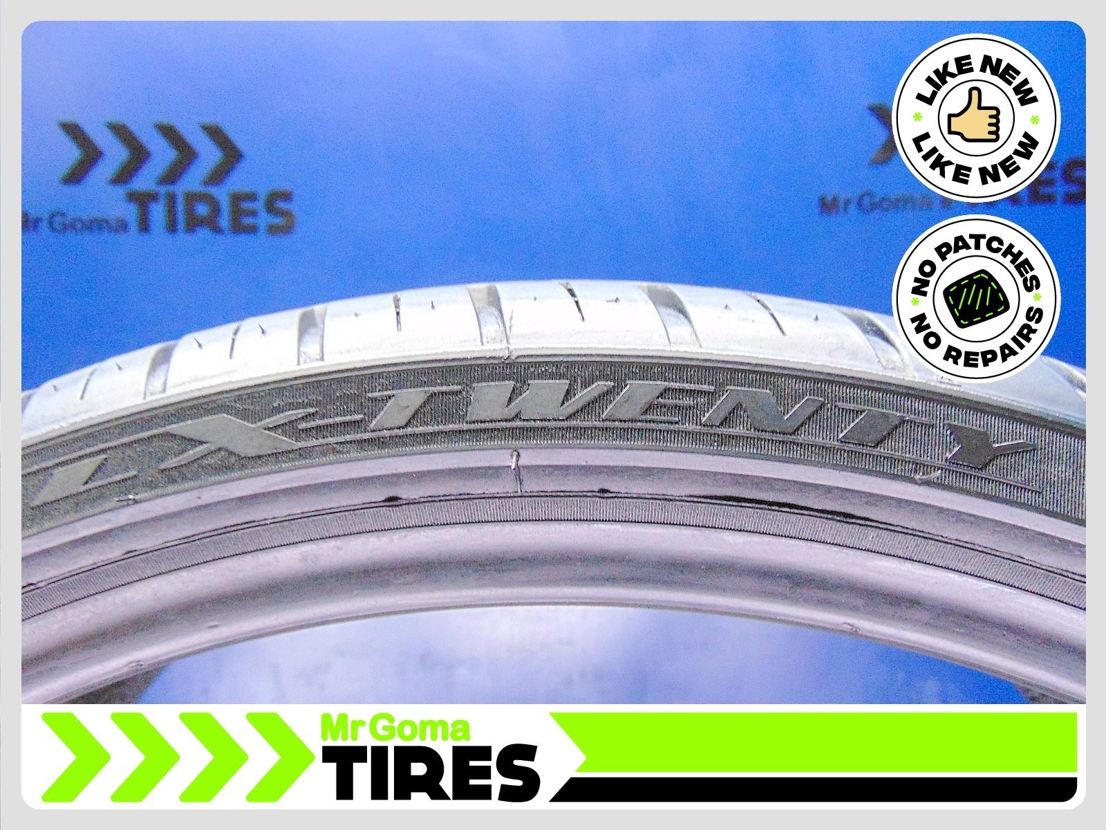 2 LEXANI LX-TWENTY XL 255/30R21 91% LIFE USED TIRES NO PATCH 2021 DOT 2553021