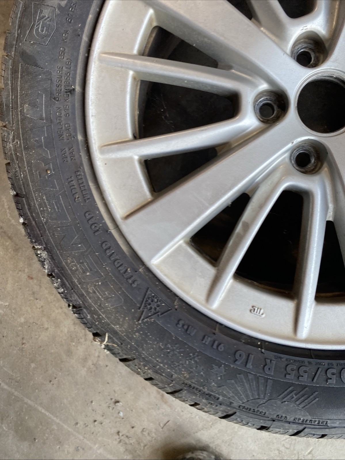 2017 2018 2019 Subaru Impreza Hatch Back Wagon Altimax 205 55 R16 91H Tire Rim