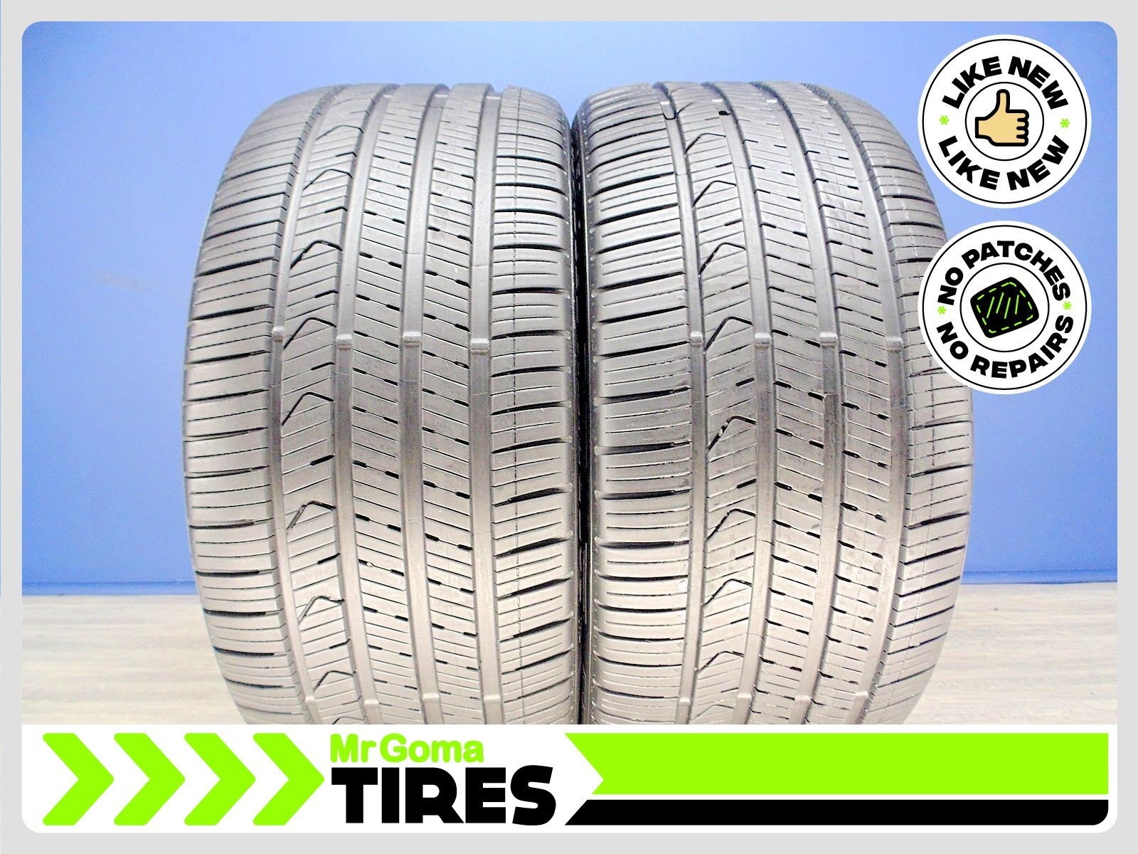 2 PIRELLI SCORPION ZERO AS PLUS 3 ELECT 285/35R22 USED TIRES 9.1/32TREAD 2853522