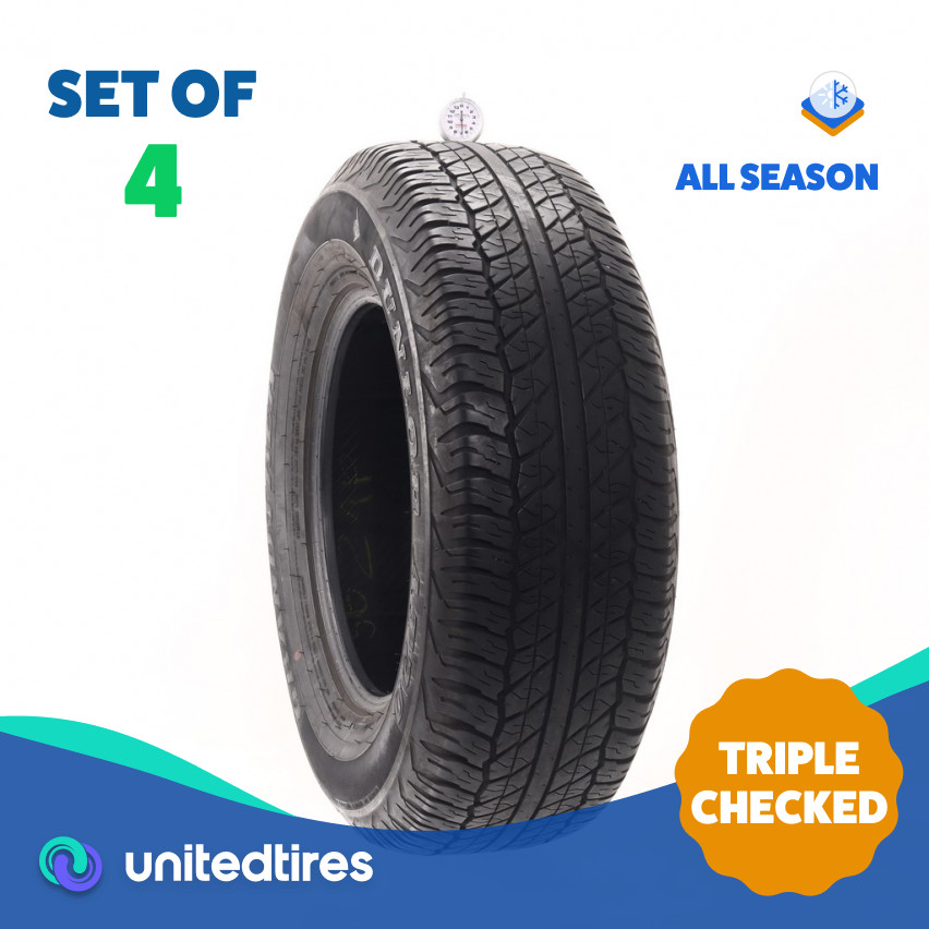 Set of (4) Used 265/70R17 Dunlop Grandtrek AT20 113S – 6.5-7/32