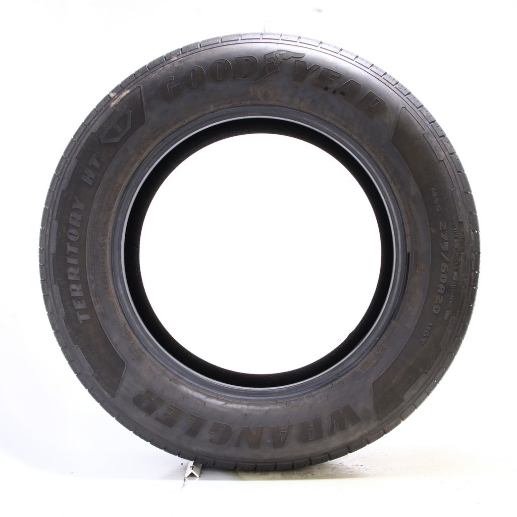 Set of (4) Used 275/60R20 Goodyear Wrangler Territory HT 116T – 9.5-11/32