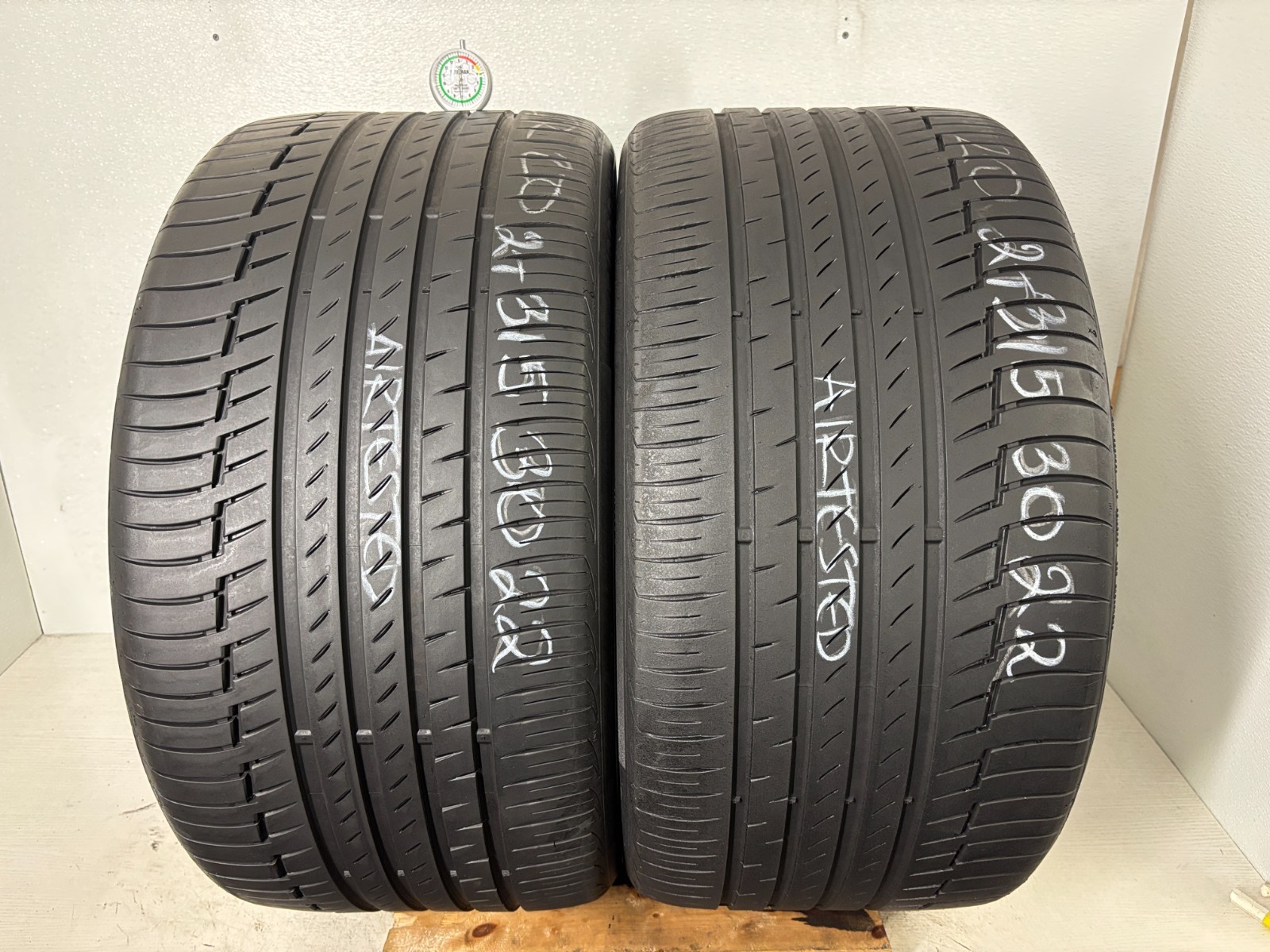 NO SHIPPING ONLY LOCAL PICK UP 2 tires 315 30 22 Continental PremiumContact 6
