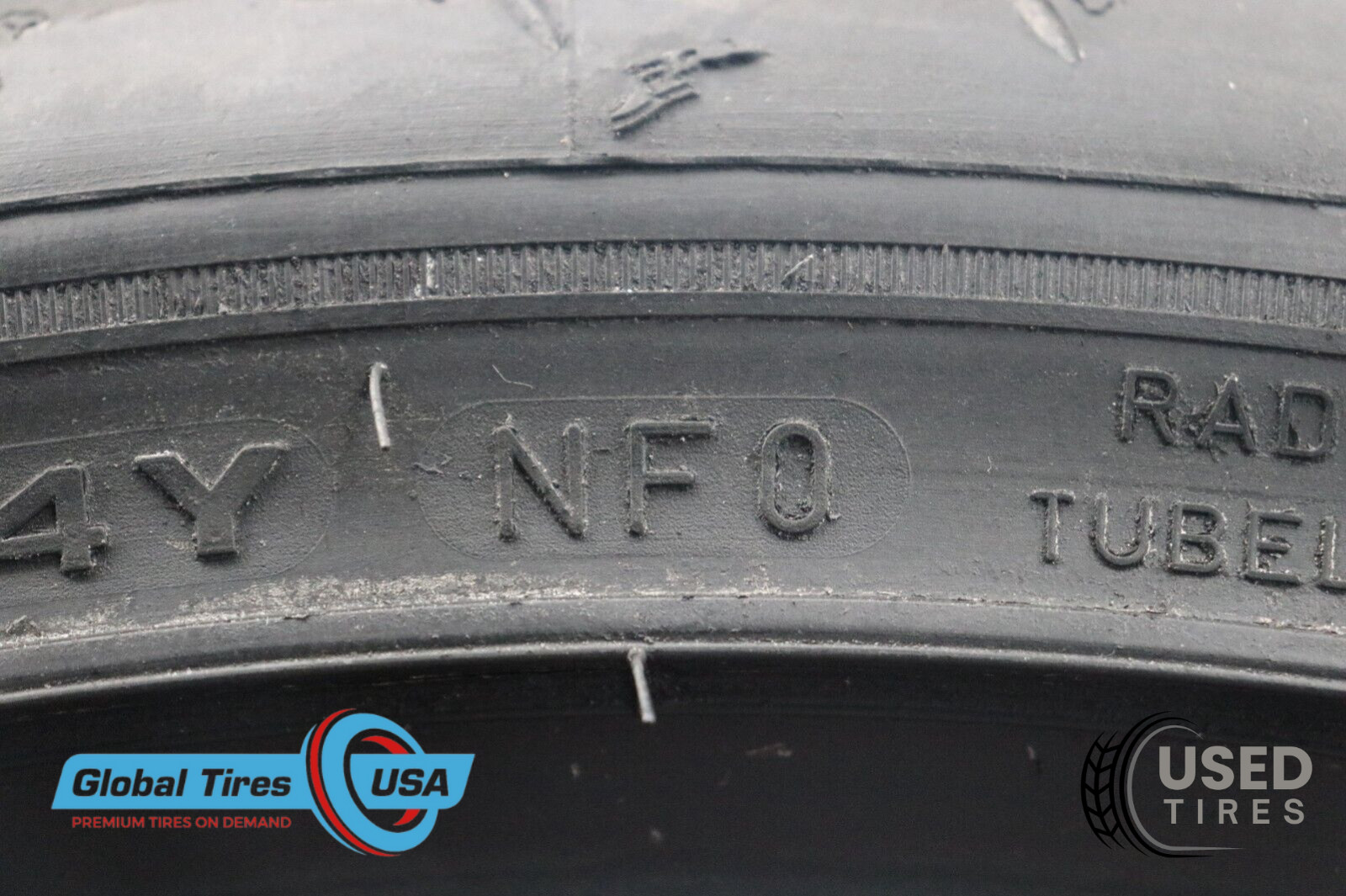 4 Used GoodYear Eagle F1 Asymmetric 3 NFO 305/30ZR21 104Y & 265/35ZR21 101Y