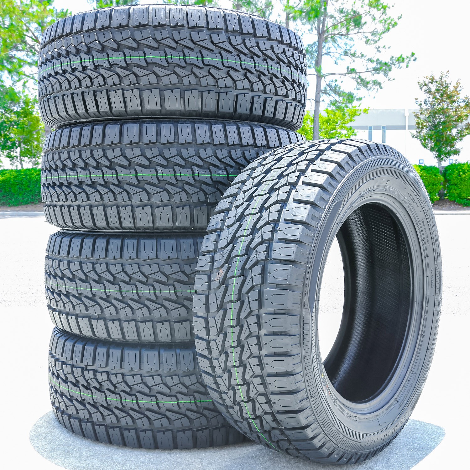 2 Tires Accelera Epsilon AT Steel Belted LT 31X10.50R15 C 6 Ply A/T All Terrain