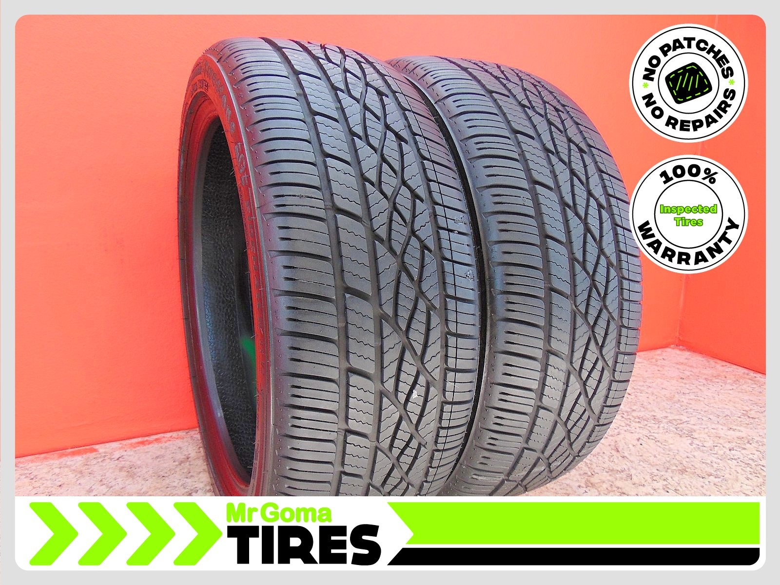 2 FIRESTONE FIREHAWK A/S V2 XL 215/45R18 USED TIRES 8.2/32 TREAD 2154518