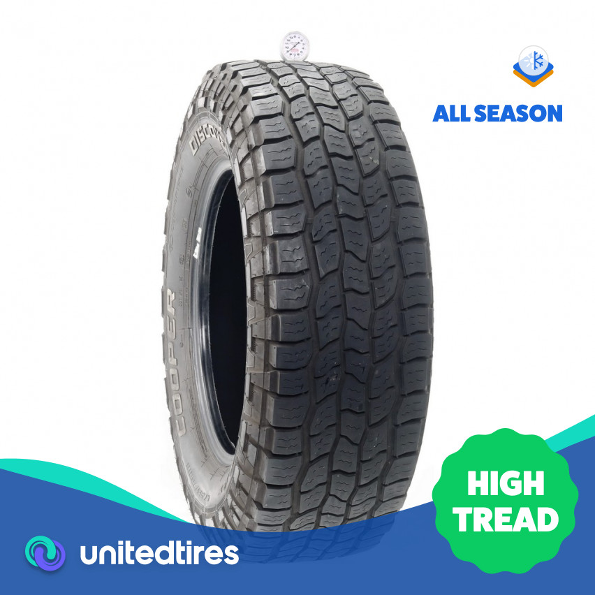 Used LT 265/70R18 Cooper Discoverer AT3 XLT 124/121S – 9/32